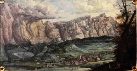 Panoramablick auf Leukerbad